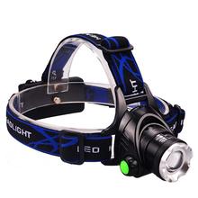 Rechargeable 12000Lm  LED Headlight Waterproof 18650 Zoomable Headlamp 3 Modes Super Bright Camping Light With USB Cable 2024 - buy cheap