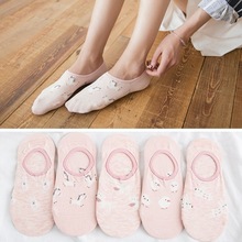 Colorful fruit Invisible Short Woman Sweat summer comfortable cotton girl women's boat socks ankle low female 1pair=2pcs XG35 2024 - buy cheap