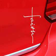 15*7.2cm Faith Cross Decal Cars Boats Motorcycle Helmet Sticker Rear Window Bumper Car Sticker 2024 - buy cheap