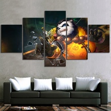 5 pieces World of Warcraft Pandaren Video Game Poster HD Pictures Decorative Paintings for Living Room Wall Decor 2024 - buy cheap