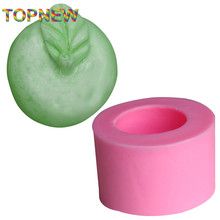 Top New 3D Big Apple Shaped Fondant Silicone Sugar Craft Candle molds For Handmade Soap mould cake Decorating DIY Tools C3016 2024 - buy cheap