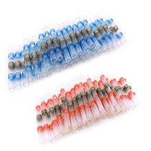 65pcs New Hot Sale Solder Seal Wire Connector Heat Shrink Electrical Terminal Assorted Insulated Waterproof Butt Connector Set 2024 - buy cheap