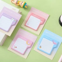 1PC New Creative Cute Student Memorandum Memo Pad Paper Post Sticky Notes Notepad Stationery Papeleria Office School Supplies 2024 - buy cheap