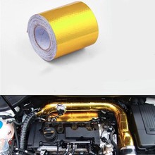 Automobile exhaust pipe repair tool for bmw e46 5cmx5m aluminum reinforced tape bonded backing heat shield wrapped air inlet 2024 - buy cheap