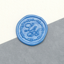 Sello de cera de sellado con iniciales personalizadas, sello de invitación, sello de invitación, sello de sobres 2024 - compra barato