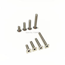 200 piezas M3x18mm M3 * 18 DIN7991 métrica hilo plano de acero inoxidable 304 con cabeza avellanada hexagonal tornillo 2024 - compra barato