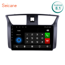 Seicane la Radio del coche de GPS reproductor Multimedia para 2012, 2013, 2014-2016 Nissan Sylphy Android 8,1 2Din 10,1 "Wifi Bluetooth unidad de cabeza 2024 - compra barato