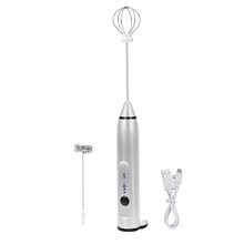 Rechargeable Electric Milk Frother With 2 Whisks, Handheld Foam Maker For Coffee, Latte, Cappuccino, Hot Chocolate, Durable Dr 2024 - buy cheap
