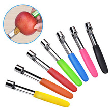 180mm(7 'apple) apple corer pitter pêra sino torção frutas núcleo removedor de sementes pimenta ferramenta de cozinha gadget stoner fácil remover pit 2024 - compre barato