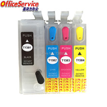 Refillable ink Cartridge T1381 For Epson NX230 NX420 NX430 NX635 TX230W TX235 TX420W TX430W TX435W TX325F printer with chip 2024 - buy cheap
