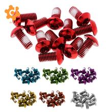 12Pcs Mountain Bike MTB Brake Rotor Disc Bolts M5 x 10mm Steel Screws Nuts T25 Cycling Cycle Bicycle Repair Tool Equipment 2024 - buy cheap