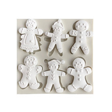 DIY Baking Mould Fondant Chocolate Snowflake Silicone Christmas Tree Cake Mold Christmas New Year Cake Tools 2024 - buy cheap