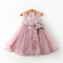 Emmababy Toddler Kids Baby Girls Clothes Flower Dress Princess Pageant Lace Tutu Dresses 2024 - buy cheap