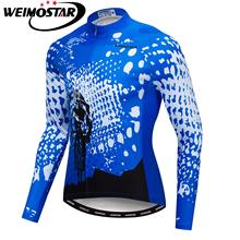 Camisa masculina de secagem rápida para inverno, camiseta para ciclismo, roupas de bicicleta mtb, 2018 2024 - compre barato