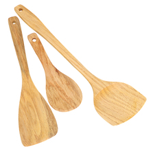Кухонный инструмент для антипригарной сковороды деревянная лопатка Деревянная Лопатка деревянная лопатка кухонный инструмент кухонная посуда рисовая ложка посуда 2024 - купить недорого