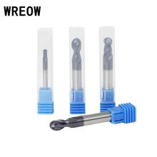 End Mill Drill Bit CNC Lathe Tungsten steel Tool  Milling Alloy Cutter Coating  Length Ball Nose Endmills Tool for Wood 2024 - buy cheap