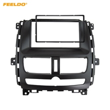 FEELDO Car Audio Stereo 2DIN Fascia Frame For Nissan Succe Shuaike Shaico 2009-2015 Radio Plate Panel Frame Dash Mount#5027 2024 - buy cheap