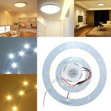 2019 Mais Novo 5730 SMD 8-33 W Painel de LED Luminárias de Teto Anular Lâmpada Branco/Branco Quente