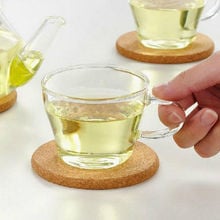 6PCS Solid Convenient Round Wood Drink Coaster Tea Coffee Cup Mat Table Decor Bottle Tableware Nice 2024 - buy cheap