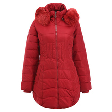 Warm Faux Fur Collar Hooded Coats Parka Winter Women Slim Fit Long Coat Fashion Female Zipper Jackets Outwear Plus Size L-4XL 2024 - buy cheap