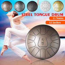 12Inch Percussion Drum Steel Tongue Drum Hand Pan Drum with Drum Mallets Carry Bags+Note Sticks for Children Music Instrument 2024 - buy cheap