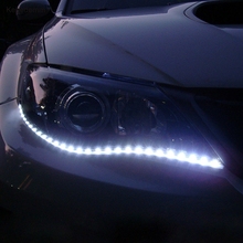 Car Auto Decorative Flexible LED Strip Light Daytime Running Light 12V 15SMD 30cm Waterproof DRL Lamp High Power Wholesales 2024 - buy cheap