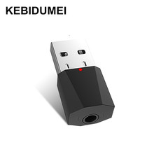 Portable Mini USB Wireless Bluetooth Audio Receiver with 3.5mm Cable Line Cord for Amplifier Trolley Speaker Subwoofer Car Radio 2024 - buy cheap