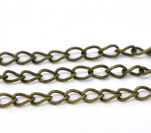 DoreenBeads 10M Bronze Tone Link-Opened Curb Chain 6.4x4.2mm (B13519), yiwu 2024 - buy cheap