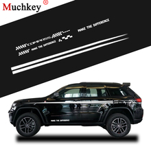 Custom Car Decals for Jeep Compass Car Side Body Decal Sticker for Hatchback Sedan SUV Decals DIY Car Decoration Auto Part 280CM 2024 - buy cheap