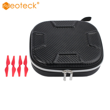 Neoteck Portable Handheld Waterproof PU Leather Carrying Case + Quick Release Propellers For DJI Tello Drone 2024 - buy cheap