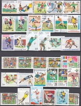 50 шт./лот футбол, все отличаются во многих странах, не повторяют неиспользованные почтовые штампы для коллекционирования 2024 - купить недорого