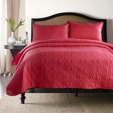 Funda de almohada de algodón para cama, cobertor de lujo de estilo europeo, color blanco, marrón, rosa, rojo, azul, 100%, 220x240cm, 3pcs30 2024 - compra barato