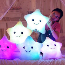 Arrival Luminous Pillow Star Cushion Colorful Glowing Pillow Plush Doll Led Light Toys Gift For Girl Kids Christmas Birthday 2024 - buy cheap