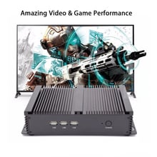 Fanless Industrial PC,Mini Computer,Windows 10,Intel Core I3 5005U,[HUNSN MA04I],(Dual WiFi/VGA/HD/3USB2.0/4USB3.0/LAN/2COM) 2024 - buy cheap