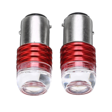 2Pcs 1157 2357 LED Car Tail Brake Light Lamp 6W 12V Strobe Flashing Red Projector Bulb For Car Trucks 2024 - buy cheap