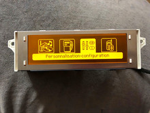 Monitor de pantalla de menú con Bluetooth para coche, Pantalla amarilla oscura, USB, 4, 12 Pines, para Peugeot 307, 407, 408, citroen C4, C5 2024 - compra barato