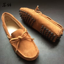 2019 Shoes Women 100% Genuine Leather Women Flat Shoes Casual Loafers Slip On Women's Flats Shoes Moccasins Lady Butterfly-knot 2024 - buy cheap