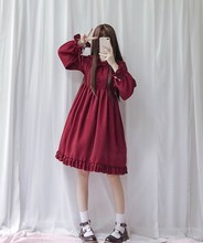 Harajuku Street Fashion Cosplay Female Dress Japanese Soft Sister Gothic Style Dress Lolita Cute Girl Dress 2024 - buy cheap