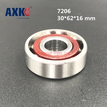 2021 New Arrival Axk 1pcs 7206 7206acd/p4a 30*62*16 Mm Angular Contact Bearings Speed Spindle Cnc Engraving Machine Rodamientos 2024 - buy cheap