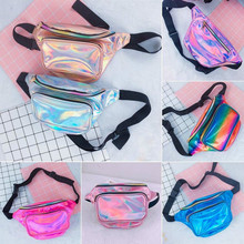 2019 New Design Fashion Reversible Sequin Glitter Waist Fanny Pack With Black Belt Hip Purse Waterproof Chest Handbags 2024 - buy cheap