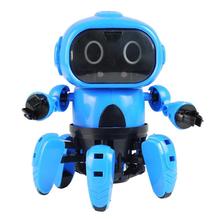 Robot de juguete de inducción inteligente para niños, música de baile de Robot de juguete, seguimiento de Sensor de gestos, infrarrojo, evitación de obstáculos, ensamblaje DIY 2024 - compra barato