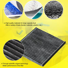 Cabin Air Filter Replacement Clean Living Basic Dust Filter Activated Carbon for Toyota Camry 2.4 87139-33010 Cabin Air Filter 2024 - buy cheap