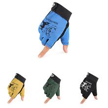 1 Pair 3 Half Finger Fishing Gloves Skidproof Resistant Half Finger Cycling Fishing Anti-Slip Tool for Fishing Tackle Boxes New 2024 - buy cheap