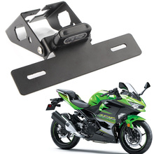 Ninja 400 2017 2018 & NINJA 250 2018 кронштейн номерной знак держатель пластина для KAWASAKI регулируемый 2024 - купить недорого