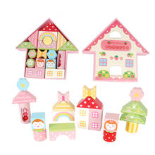 Japan Strawberry House 19 Building Block Wooden House Girl Toys 2024 - buy cheap