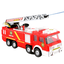 Water Spray Fire Truck Toy Car Toy Fire Truck Firefighter Sam Fire Truck Car Music Light Educational Toy 2024 - buy cheap