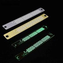 Car Card Notification Plate Phone Number Card Number Car Temporary Parking Styling Night Light Telephone Sucker Card 2024 - buy cheap