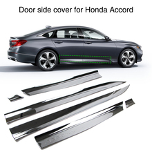 Para Honda Accord 2018 2019 cuerpo ABS cromado puerta cubierta lateral de tira de ajuste Exterior guardia 6 uds 2024 - compra barato
