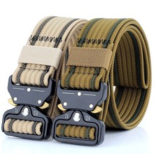 125*3.8cm Quick Release Tactical Belt Men Women Outdoor Climbing Combat Training Hunting Gear Nylon Wearproof Military Waistband 2024 - buy cheap