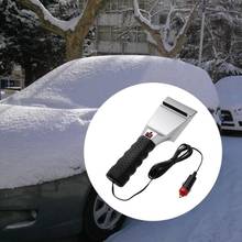 12V Electric Heated Car Ice Scraper Automobiles Cigarette Lighter Snow Removal Shovel Windshield Glass Defrost Clean Tools  New 2024 - buy cheap